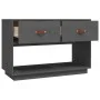 TV-Schrank aus massivem, grauem Kiefernholz, 90 x 40 x 60 cm von vidaXL, TV-Möbel - Ref: Foro24-821524, Preis: 104,63 €, Raba...