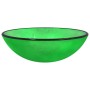 Grünes Waschbecken aus gehärtetem Glas 42x14 cm von vidaXL, Sinkt - Ref: Foro24-345264, Preis: 59,08 €, Rabatt: %