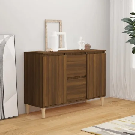 Anrichte aus braunem Eichenholz 101x35x70 cm von vidaXL, Sideboards - Ref: Foro24-815164, Preis: 93,97 €, Rabatt: %