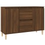 Aparador madera de ingeniería roble marrón 101x35x70 cm de vidaXL, Aparadores - Ref: Foro24-815164, Precio: 95,23 €