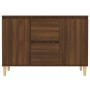Aparador madera de ingeniería roble marrón 101x35x70 cm de vidaXL, Aparadores - Ref: Foro24-815164, Precio: 95,23 €