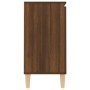 Aparador madera de ingeniería roble marrón 101x35x70 cm de vidaXL, Aparadores - Ref: Foro24-815164, Precio: 95,23 €