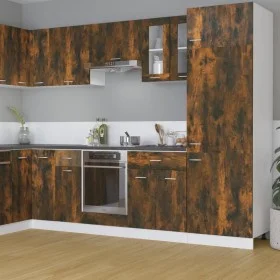 Hängeschrank aus Holzwerkstoff, geräucherte Eiche, 60 x 31 x 60 cm von vidaXL, Küchenschränke - Ref: Foro24-815120, Preis: 48...