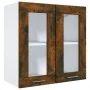 Hanging wardrobe engineered wood smoked oak 60x31x60 cm by vidaXL, Kitchen cabinets - Ref: Foro24-815120, Price: 48,15 €, Dis...