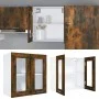 Hanging wardrobe engineered wood smoked oak 60x31x60 cm by vidaXL, Kitchen cabinets - Ref: Foro24-815120, Price: 48,15 €, Dis...