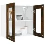 Hanging wardrobe engineered wood smoked oak 60x31x60 cm by vidaXL, Kitchen cabinets - Ref: Foro24-815120, Price: 48,15 €, Dis...