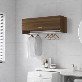 Plywood oak brown wardrobe 100x32.5x35 cm by vidaXL, Wardrobes - Ref: Foro24-815215, Price: 56,58 €, Discount: %