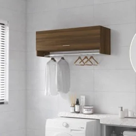 Schrank aus braunem Eichensperrholz 100x32,5x35 cm von vidaXL, Kleiderschränke - Ref: Foro24-815215, Preis: 54,86 €, Rabatt: %