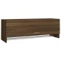 Schrank aus braunem Eichensperrholz 100x32,5x35 cm von vidaXL, Kleiderschränke - Ref: Foro24-815215, Preis: 54,81 €, Rabatt: %