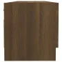 Schrank aus braunem Eichensperrholz 100x32,5x35 cm von vidaXL, Kleiderschränke - Ref: Foro24-815215, Preis: 54,81 €, Rabatt: %