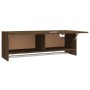 Schrank aus braunem Eichensperrholz 100x32,5x35 cm von vidaXL, Kleiderschränke - Ref: Foro24-815215, Preis: 56,58 €, Rabatt: %