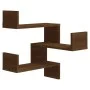 Corner wall shelf, brown oak, 40x40x50 cm by vidaXL, Shelves and shelves - Ref: Foro24-815208, Price: 23,91 €, Discount: %