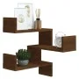 Corner wall shelf, brown oak, 40x40x50 cm by vidaXL, Shelves and shelves - Ref: Foro24-815208, Price: 23,91 €, Discount: %
