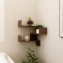 Corner wall shelf, brown oak, 40x40x50 cm by vidaXL, Shelves and shelves - Ref: Foro24-815208, Price: 23,91 €, Discount: %