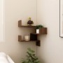 Eck-Wandregal Eiche braun 40x40x50 cm von vidaXL, Regale und Regale - Ref: Foro24-815208, Preis: 24,42 €, Rabatt: %