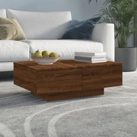 Couchtisch aus braunem Eichensperrholz, 90 x 60 x 31 cm von vidaXL, Couchtisch - Ref: Foro24-815197, Preis: 121,27 €, Rabatt: %