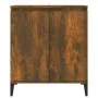 Sideboard aus geräuchertem Eichensperrholz, 60 x 35 x 70 cm von vidaXL, Sideboards - Ref: Foro24-815159, Preis: 59,02 €, Raba...