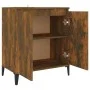 Sideboard aus geräuchertem Eichensperrholz, 60 x 35 x 70 cm von vidaXL, Sideboards - Ref: Foro24-815159, Preis: 59,02 €, Raba...