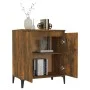 Sideboard aus geräuchertem Eichensperrholz, 60 x 35 x 70 cm von vidaXL, Sideboards - Ref: Foro24-815159, Preis: 59,02 €, Raba...