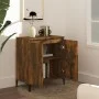 Aparador madera contrachapada color roble ahumado 60x35x70 cm de vidaXL, Aparadores - Ref: Foro24-815159, Precio: 59,02 €, De...