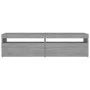 TV-Ständer mit LED-Leuchten 2 Stück grau Sonoma 75x35x40 cm von vidaXL, TV-Möbel - Ref: Foro24-815126, Preis: 88,55 €, Rabatt: %