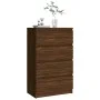Sideboard Eiche braun Sperrholz 60x35x98,5 cm von vidaXL, Sideboards - Ref: Foro24-815077, Preis: 98,57 €, Rabatt: %