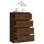 Plywood oak brown sideboard 60x35x98.5 cm by vidaXL, Sideboards - Ref: Foro24-815077, Price: 100,21 €, Discount: %