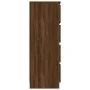 Sideboard Eiche braun Sperrholz 60x35x98,5 cm von vidaXL, Sideboards - Ref: Foro24-815077, Preis: 98,57 €, Rabatt: %