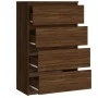 Sideboard Eiche braun Sperrholz 60x35x98,5 cm von vidaXL, Sideboards - Ref: Foro24-815077, Preis: 98,57 €, Rabatt: %
