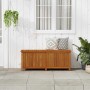 Caja de almacenaje de jardín madera maciza acacia 150x50x58 cm