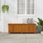 Caja de almacenaje de jardín madera maciza acacia 175x50x58 cm