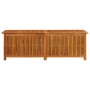 Caja de almacenaje de jardín madera maciza acacia 175x50x58 cm