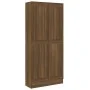 Estantería madera contrachapada roble marrón 82,5x30,5x185,5 cm de vidaXL, Librerías y estanterías - Ref: Foro24-815116, Prec...