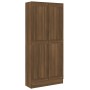 Regal aus braunem Eichensperrholz, 82,5 x 30,5 x 185,5 cm von vidaXL, Bücherregale und Regale - Ref: Foro24-815116, Preis: 17...