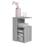 Beistelltisch aus grauem Sonoma-Sperrholz, 36 x 30 x 56 cm von vidaXL, Seitentische - Ref: Foro24-815190, Preis: 30,42 €, Rab...