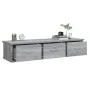 Sonoma grau Holzwerkstoff-Hängeschrank 88x26x18,5 cm von vidaXL, Regale und Regale - Ref: Foro24-815082, Preis: 48,71 €, Raba...