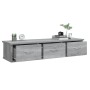 Sonoma grau Holzwerkstoff-Hängeschrank 88x26x18,5 cm von vidaXL, Regale und Regale - Ref: Foro24-815082, Preis: 49,42 €, Raba...