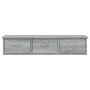 Sonoma grau Holzwerkstoff-Hängeschrank 88x26x18,5 cm von vidaXL, Regale und Regale - Ref: Foro24-815082, Preis: 48,71 €, Raba...
