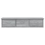 Sonoma grau Holzwerkstoff-Hängeschrank 88x26x18,5 cm von vidaXL, Regale und Regale - Ref: Foro24-815082, Preis: 49,42 €, Raba...