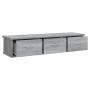 Sonoma grau Holzwerkstoff-Hängeschrank 88x26x18,5 cm von vidaXL, Regale und Regale - Ref: Foro24-815082, Preis: 49,42 €, Raba...