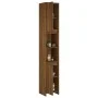 Badezimmerschrank aus braunem Eichensperrholz, 30 x 30 x 183,5 cm von vidaXL, Badezimmermöbel - Ref: Foro24-815110, Preis: 93...