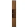 Brown oak plywood bathroom cabinet 30x30x183.5cm by vidaXL, Bathroom furniture - Ref: Foro24-815110, Price: 93,80 €, Discount: %