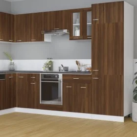 Oak brown engineered wood hanging cabinet 60x31x60 cm by vidaXL, Kitchen cabinets - Ref: Foro24-815122, Price: 51,26 €, Disco...