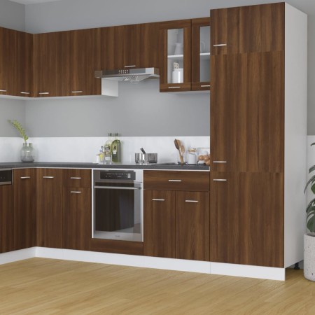 Oak brown engineered wood hanging cabinet 60x31x60 cm by vidaXL, Kitchen cabinets - Ref: Foro24-815122, Price: 54,34 €, Disco...