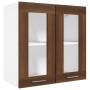 Hängeschrank aus braunem Eichenholzwerkstoff, 60 x 31 x 60 cm von vidaXL, Küchenschränke - Ref: Foro24-815122, Preis: 54,34 €...