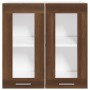 Hängeschrank aus braunem Eichenholzwerkstoff, 60 x 31 x 60 cm von vidaXL, Küchenschränke - Ref: Foro24-815122, Preis: 54,34 €...