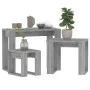 Stackable tables 3 pieces Sonoma gray plywood by vidaXL, Side tables - Ref: Foro24-815223, Price: 56,20 €, Discount: %