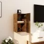Wand-TV-Schränke, 2 Stück, geräucherte Eiche, 30,5 x 30 x 30 cm von vidaXL, TV-Möbel - Ref: Foro24-815136, Preis: 40,96 €, Ra...