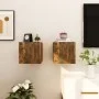 Muebles para TV de pared 2 uds roble ahumado 30,5x30x30 cm de vidaXL, Muebles TV - Ref: Foro24-815136, Precio: 40,96 €, Descu...