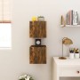 Wand-TV-Schränke, 2 Stück, geräucherte Eiche, 30,5 x 30 x 30 cm von vidaXL, TV-Möbel - Ref: Foro24-815136, Preis: 43,29 €, Ra...